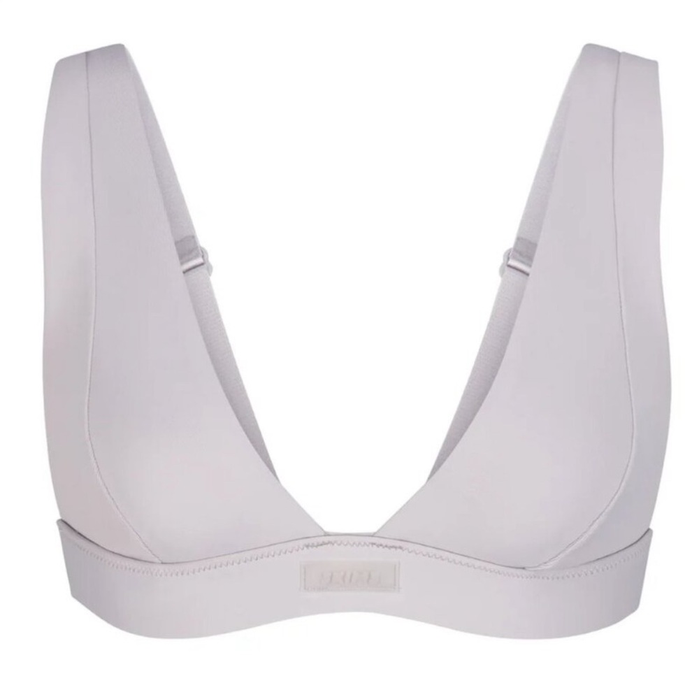 SKIMS RECYCLED SWIM PLUNGE BIKINI TOP